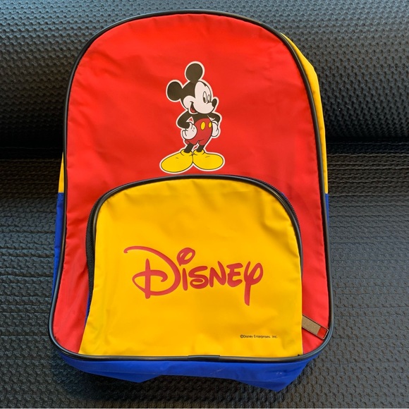 Mickey Mouse Disney Kids Backpack Vintage NWOT condition - Picture 1 of 4